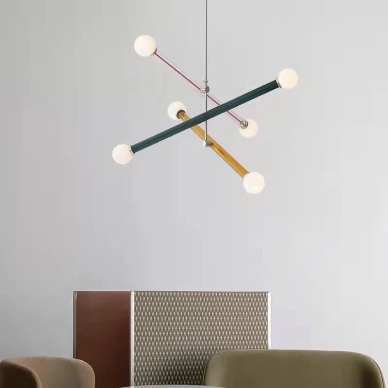lustre design minimaliste art déco éclairage suspendu - vue 3 sur 10