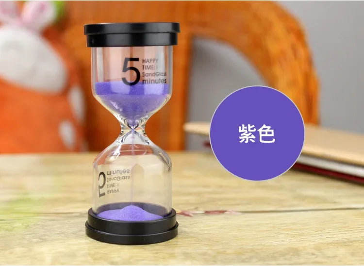 montre de sable sablier horloge de cuisine décoration cadeau pour enfants - vue 10 sur 11