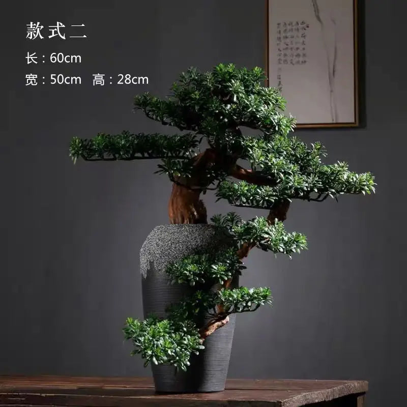 plafonnier bonsaï décoration intérieure style chinois haut de gamme - vue 10 sur 11