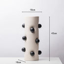 vase créatif géométrique pour composition florale décorative