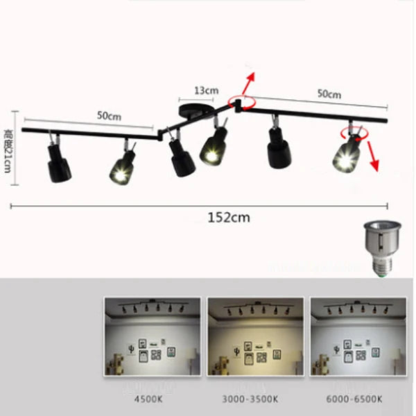 plafonnier led design pour salon bar et bureau - vue 11 sur 17