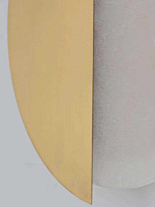 applique murale en cuivre avec lumière led élégante et moderne - vue 4 sur 6