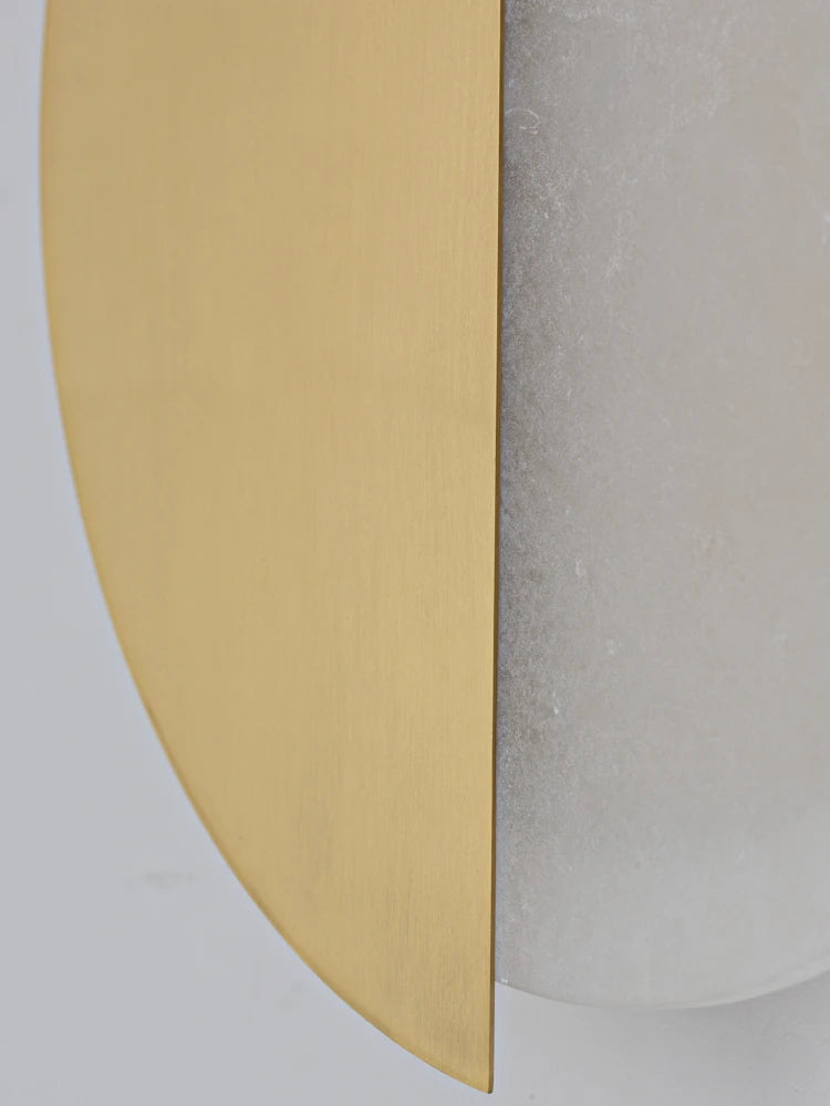 applique murale en cuivre avec lumière led élégante et moderne - vue 4 sur 6