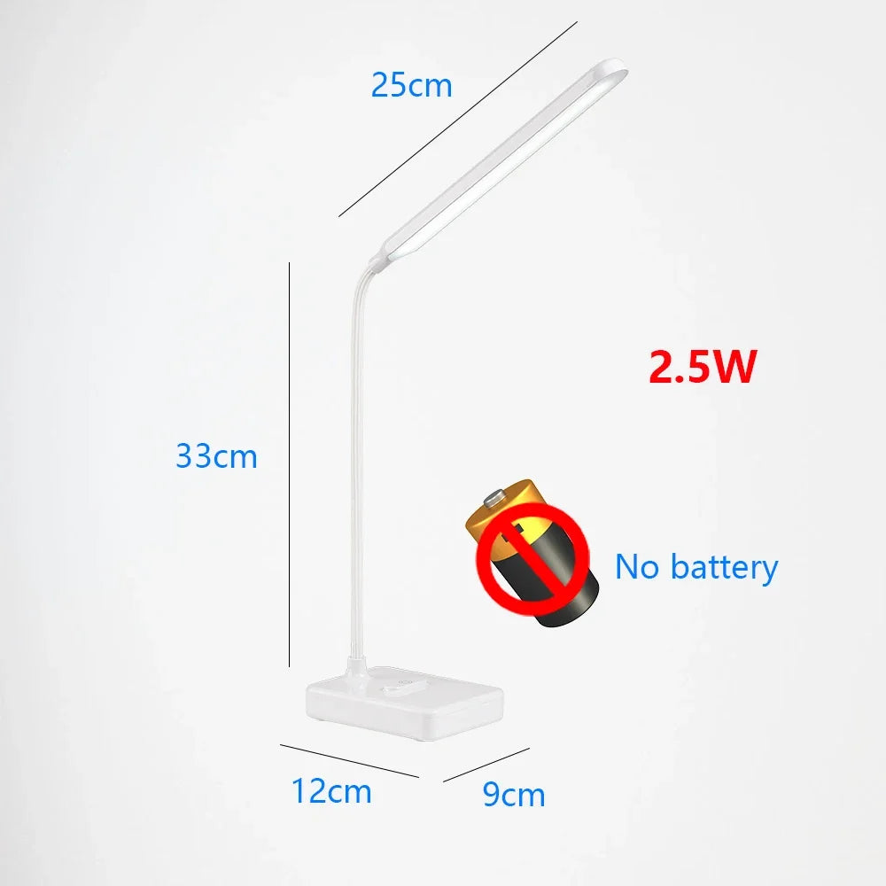 lampe de bureau tactile led pliable col de cygne protection des yeux