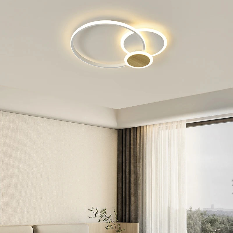 lustre led moderne en acrylique pour éclairage intérieur - vue 6 sur 12