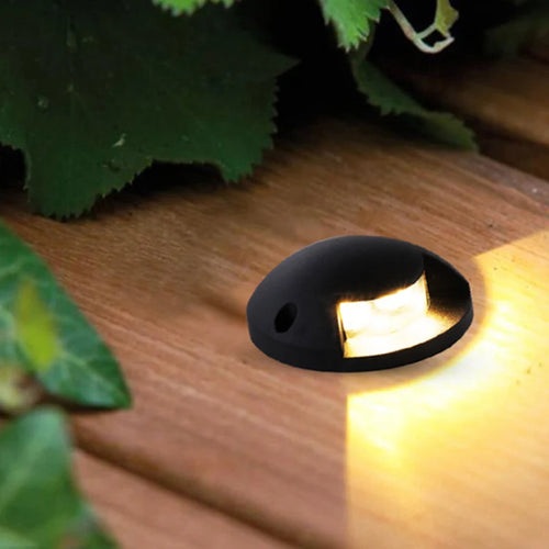 Outdoor floor lights, waterproof underground lights, led aisle, trail lights, stairs, hole-free garden lights, lawn steps - vue 3 sur 9