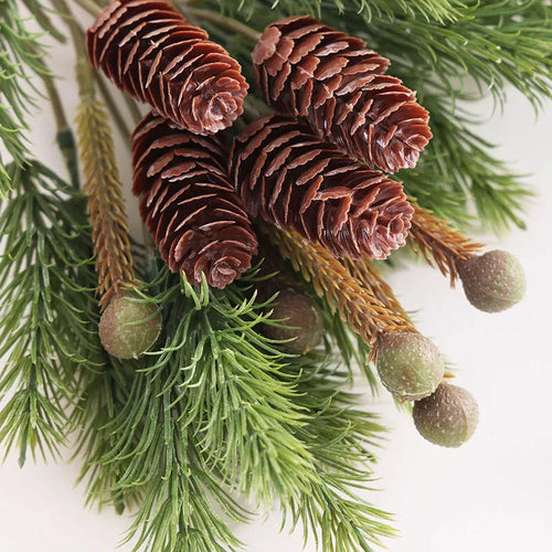 branches de pommes de pin artificielles pour décoration de Noël - vue 5 sur 8