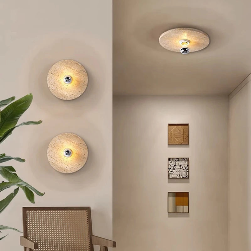 applique murale moderne en pierre naturelle pour espaces divers - vue 3 sur 7
