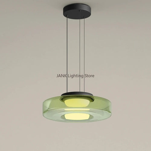 Suspension en verre minimaliste design style italien - vue 6 sur 24