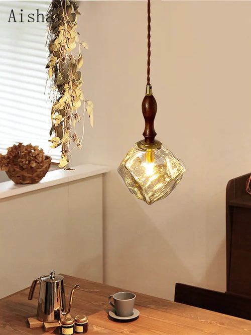 suspension en verre style nordique rétro pour intérieur - vue 2 sur 10