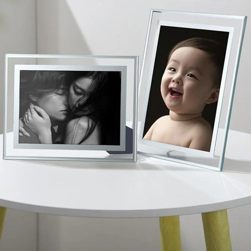 cadre photo en cristal pour portraits de famille et voyages - vue 7 sur 7