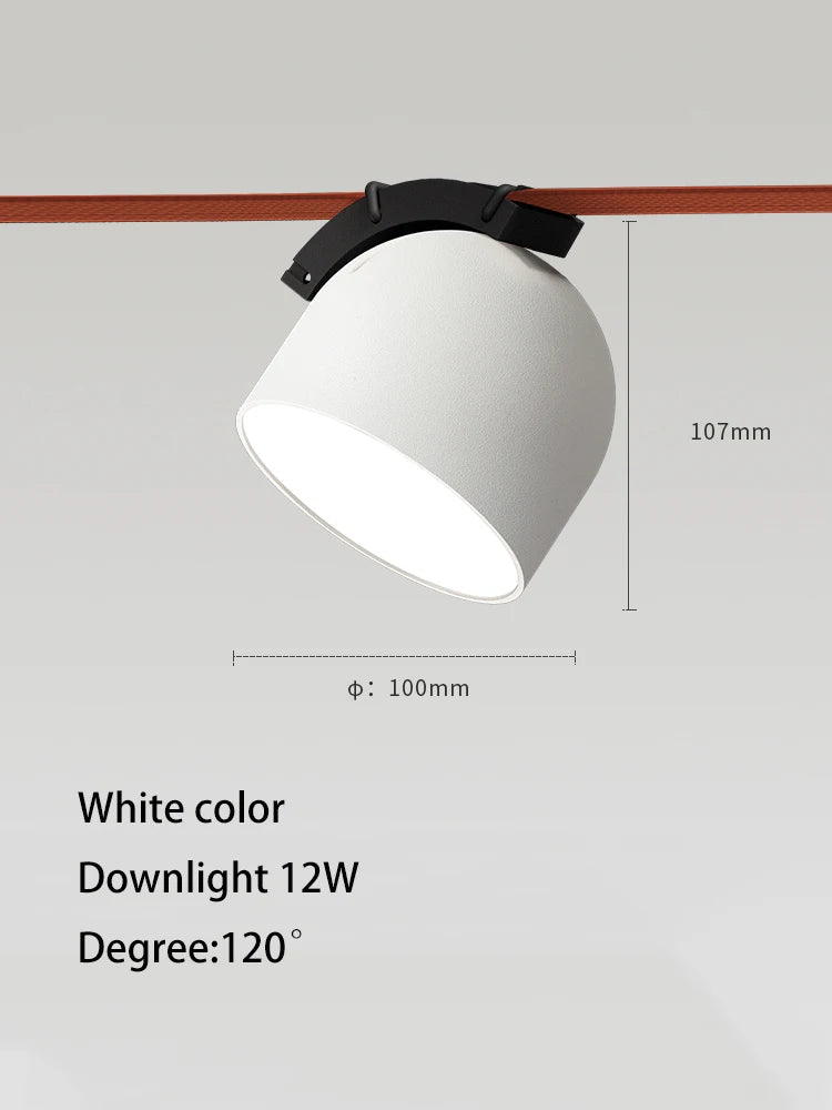 lustre moderne simple led avec bande conductrice lumineuse - vue 14 sur 27