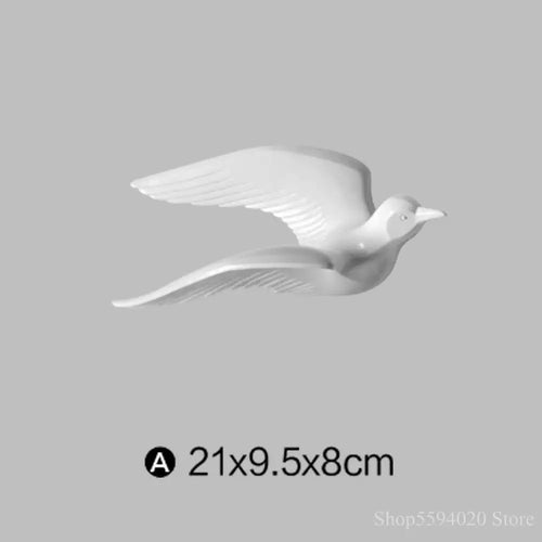 décoration murale créative mouette oiseau pour intérieur - vue 7 sur 36