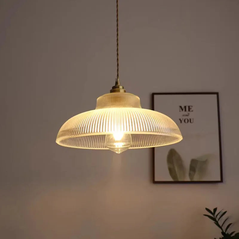 suspension en verre vintage luminaire décoratif intérieur à led