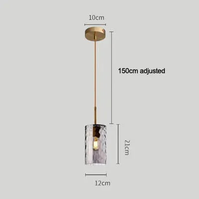 suspension en verre soufflé style nordique moderne - vue 9 sur 8