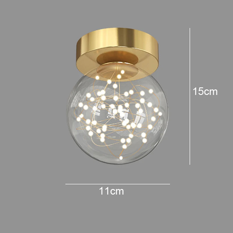 plafonnier led nordique pour décoration intérieure maison - vue 9 sur 16