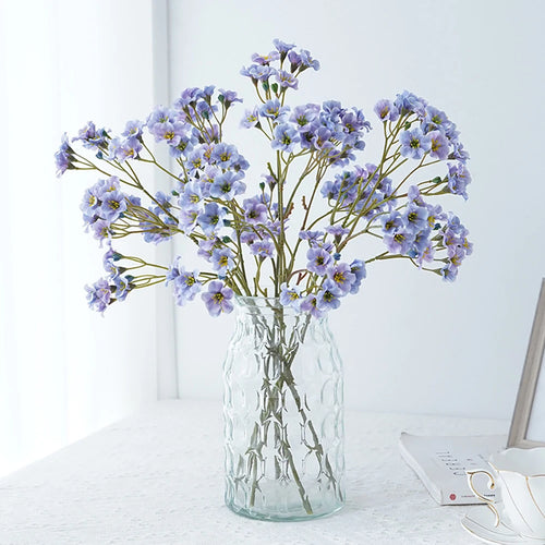 fleur de paulownia en soie artificielle pour décorations et bouquets - vue 6 sur 11