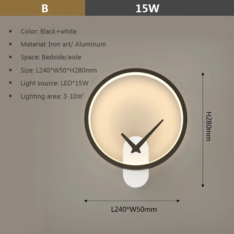 applique murale moderne minimaliste luminaires décoratifs élégants et raffinés