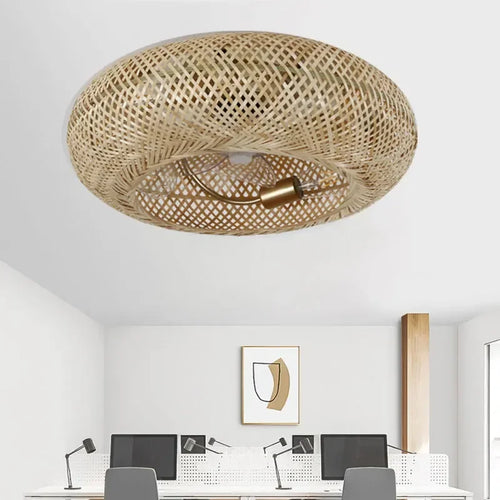 ventilateur lampe silencieux à lames invisibles avec télécommande décoratif - vue 2 sur 6