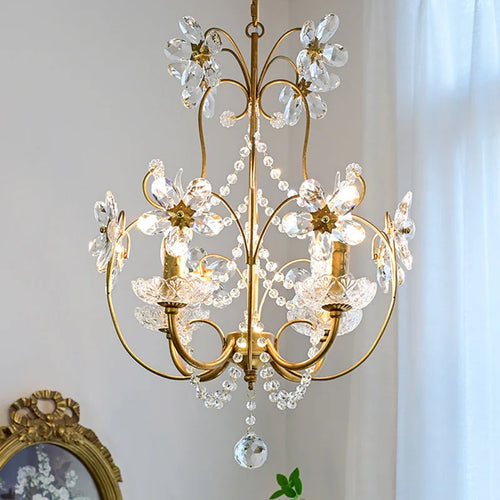lustre en cristal vintage intérieur américain pour hôtel 2022 - vue 5 sur 7