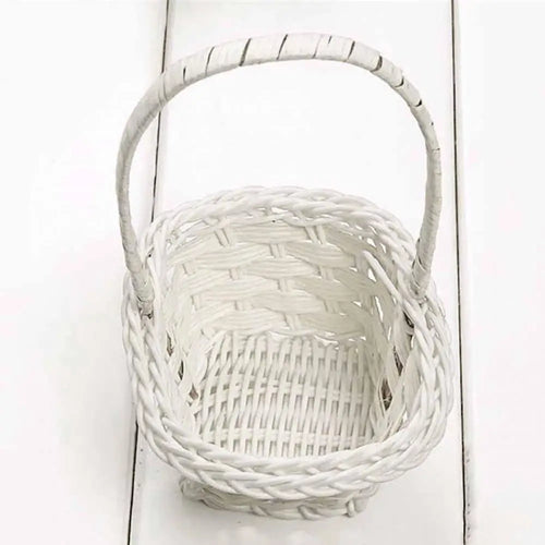 panier romantique pour demoiselle d'honneur et rangement - vue 2 sur 7