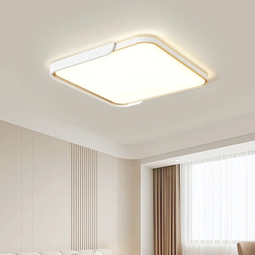 plafonnier led moderne avec télécommande design circulaire polyvalent - vue 3 sur 9