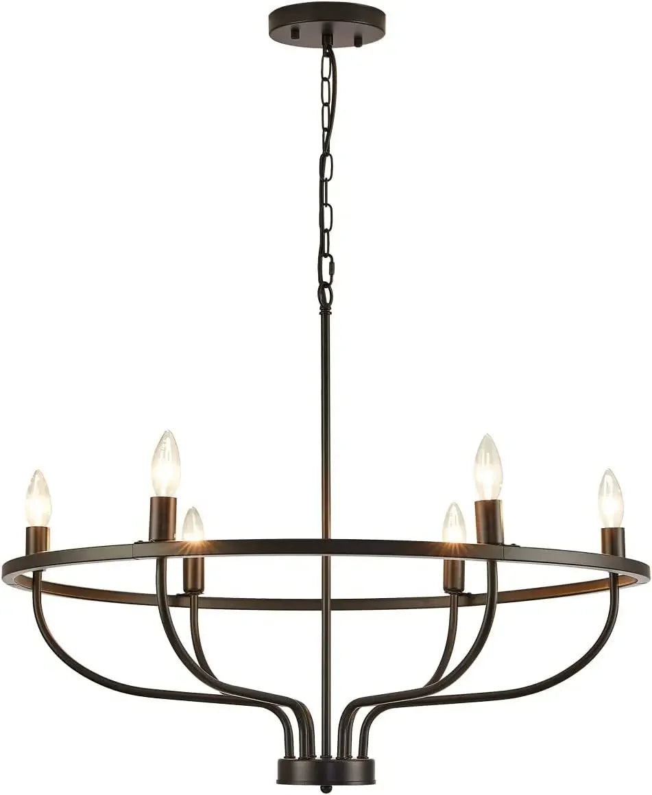 lustre suspension rétro led industriel anneau lumineux decorfixtures - vue 11 sur 12
