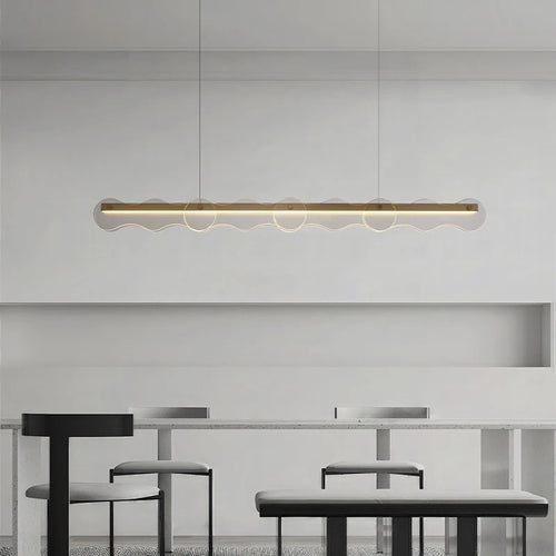 lustre créatif en verre pour ambiance moderne et élégante - vue 3 sur 8
