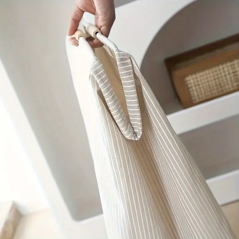 panier de rangement pliable grande capacité avec poignée - vue 3 sur 6