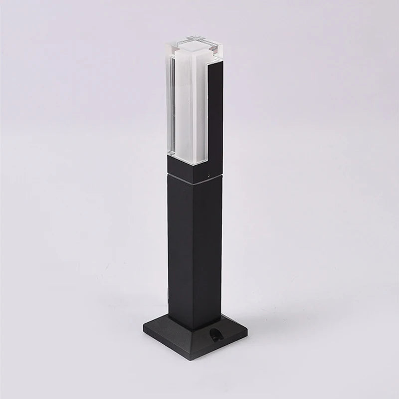 lampe de jardin moderne en aluminium pour éclairage extérieur - vue 4 sur 8