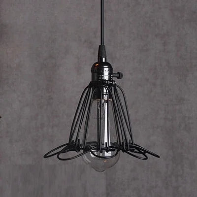suspension vintage edison pour décoration industrielle intérieure