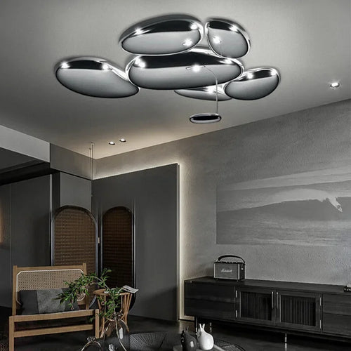 plafonnier led design moderne simple luminaire décoratif intérieur - vue 4 sur 8