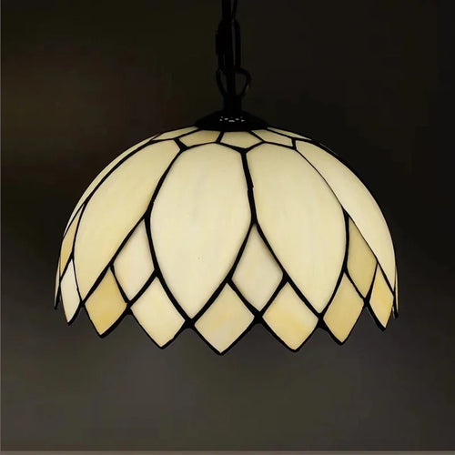 suspension tiffany à feuilles pour décoration intérieure élégante - vue 7 sur 6