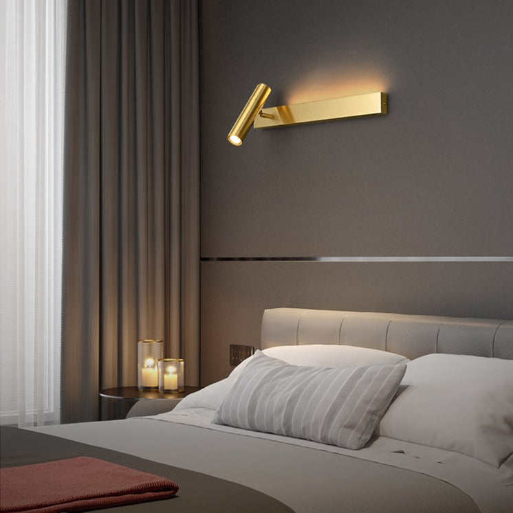 Applique murale minimaliste LED avec spot Irvinne - vue 2 sur 8
