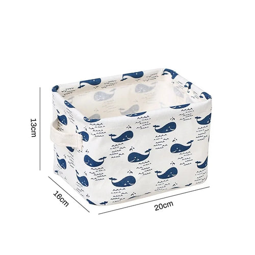 panier à linge pliable en lin étanche grande capacité de rangement - vue 16 sur 21