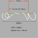 lustre design nordique à led intensité variable pour intérieur