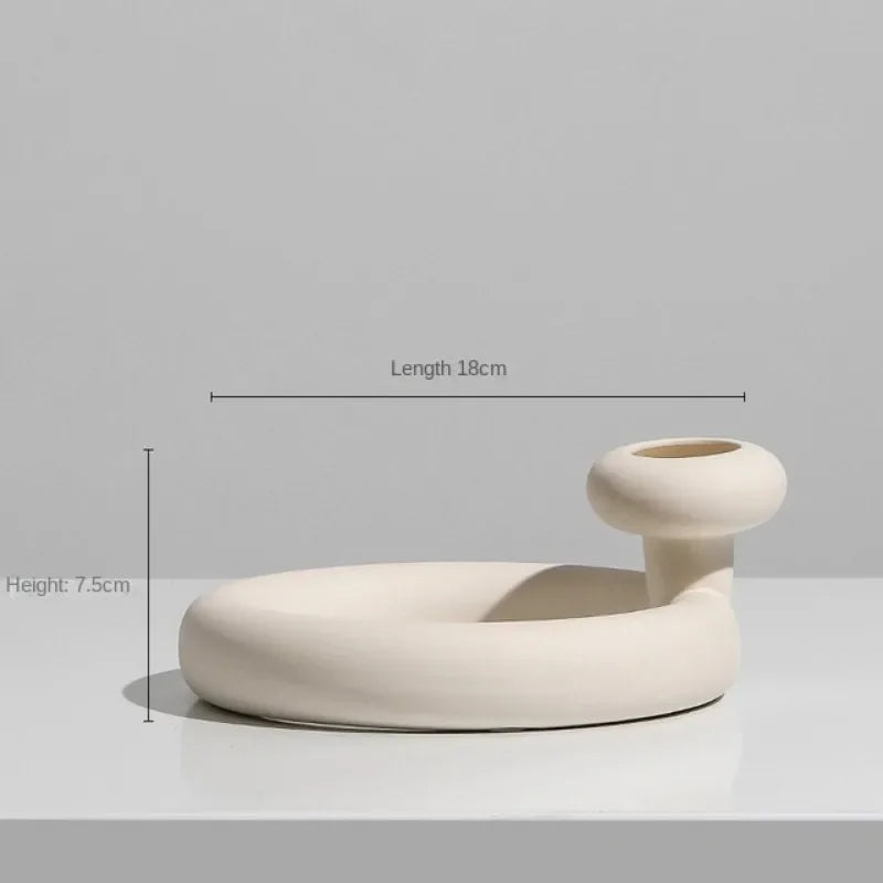vase en céramique moderne pour fleurs séchées décoration intérieure - vue 12 sur 16