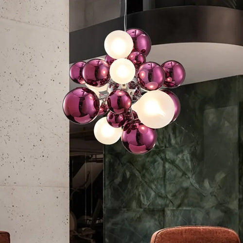 plafonnier en verre à led pour éclairage décoratif intérieur - vue 3 sur 10