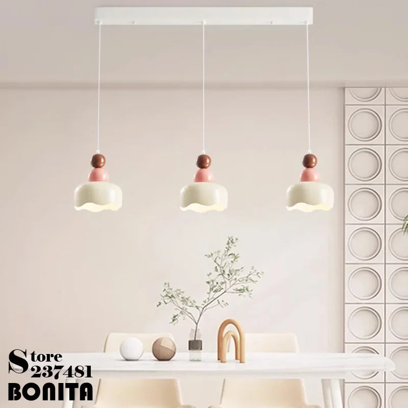 suspension florale style crème pour une ambiance chaleureuse - vue 4 sur 8