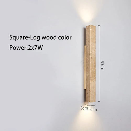 Applique murale longue Led en pierre - vue 20 sur 21