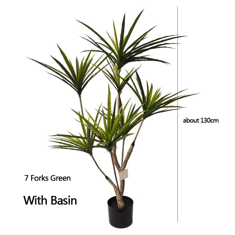 plantes artificielles dracaena pour décoration intérieure tropicale - vue 12 sur 20