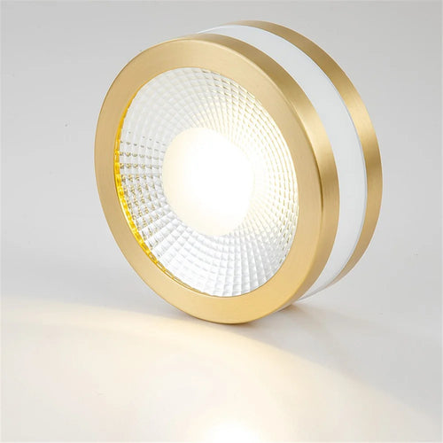 plafonnier led ultra fin en cuivre pour décoration intérieure moderne - vue 10 sur 12