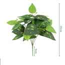 feuilles de bambou artificielles en soie pour décoration élégante