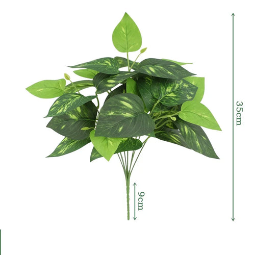 feuilles de bambou artificielles en soie pour décoration élégante - vue 24 sur 32