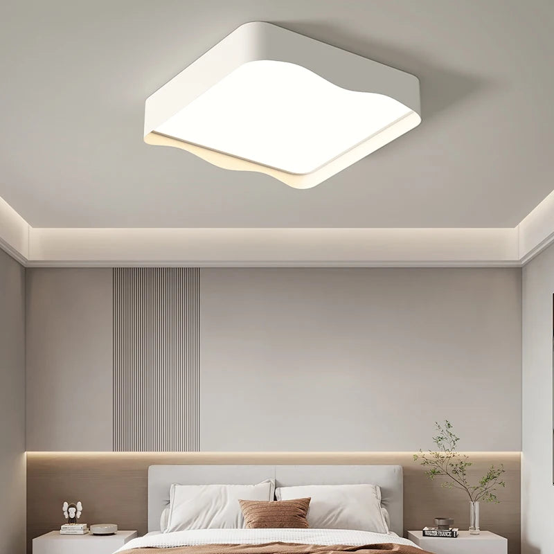 plafonnier led moderne minimaliste économie d'énergie protection des yeux - vue 4 sur 11