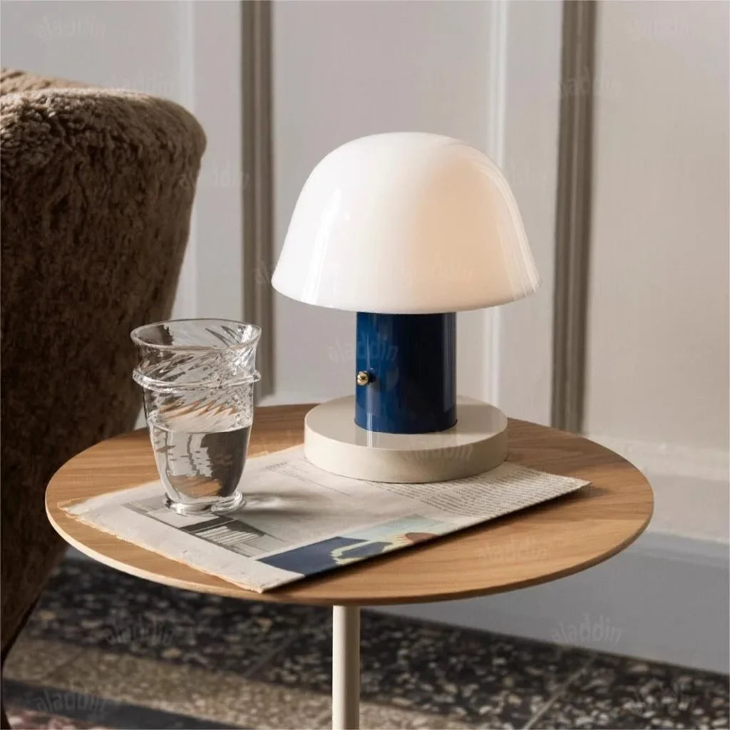 lampe à poser rétro danoise ambiance chaleureuse et décorative - vue 8 sur 9