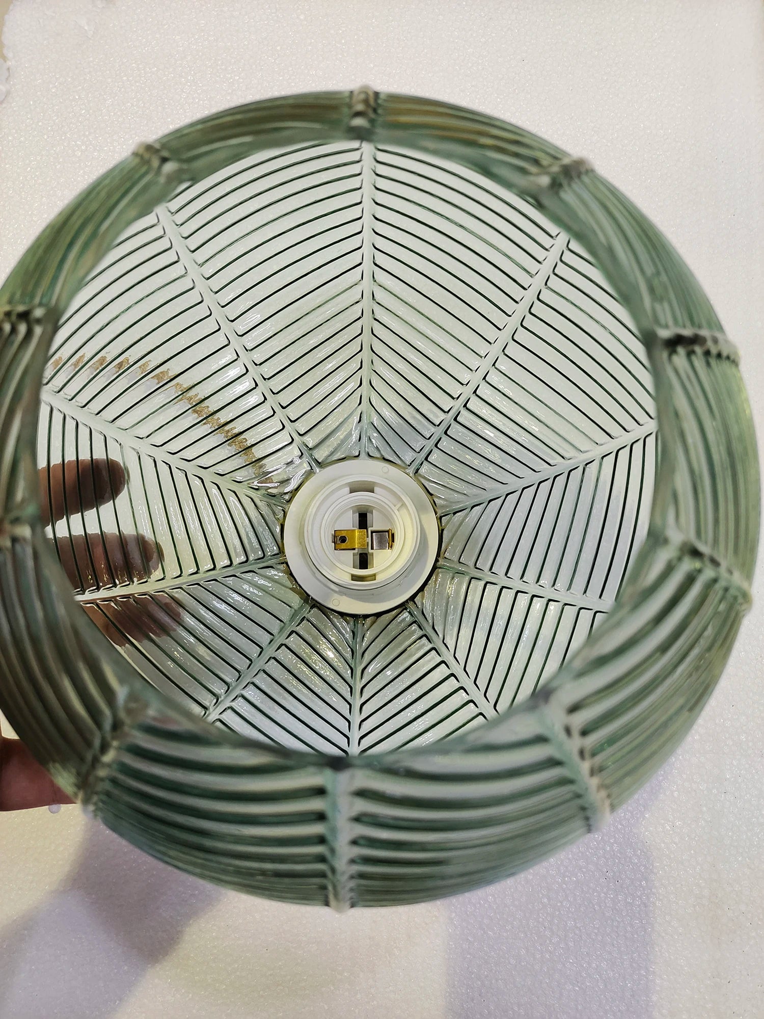 suspension moderne en verre pour éclairage intérieur décoratif - vue 5 sur 8