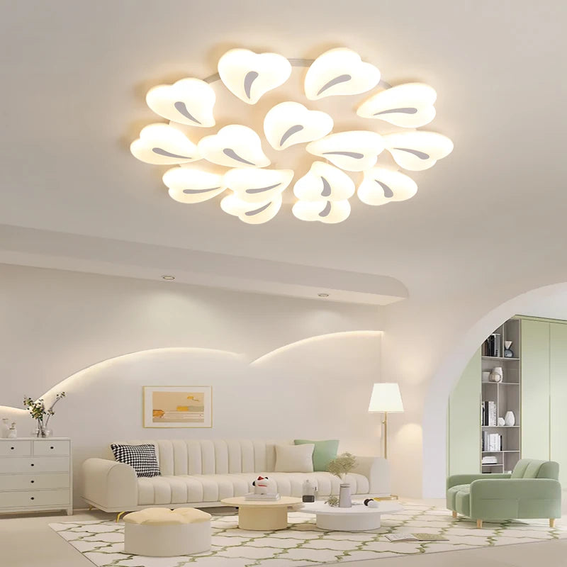 lustre en cristal de luxe avec éclairage led pour intérieur - vue 3 sur 10