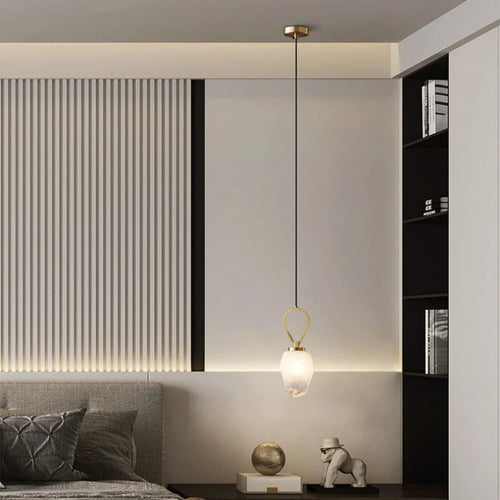 lustre réglable en laiton pour cuisine restaurant luminaires suspendus - vue 4 sur 10