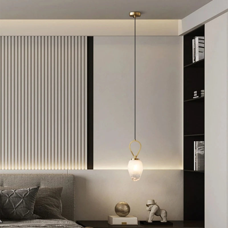 lustre réglable en laiton pour cuisine restaurant luminaires suspendus - vue 3 sur 10
